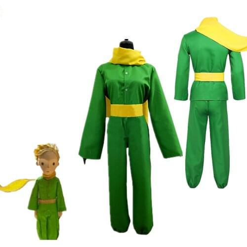 Cartoon Movie Le Small Prince The Little Prince Cosplay Costume Halloween Carnival Uniform For Adults And Children Free Delivery