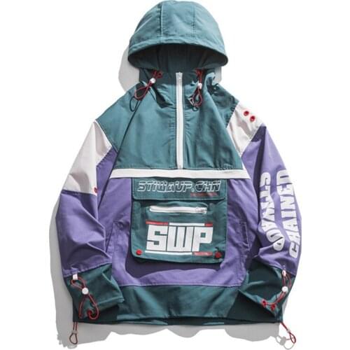 ERENEJIAN 2021 Spring Autumn Mens Hip Hop Cargo Jacket Hi Street Harajuku Tactical Coat Outerwear With Pockets Fashion Tops