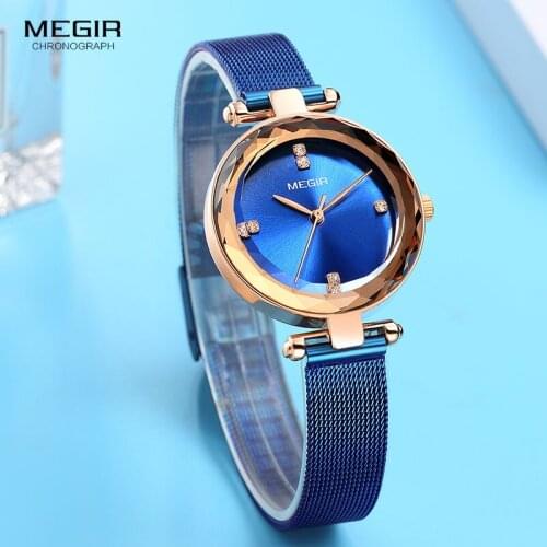 Женские золотые часы MEGIR China At AliExpress
