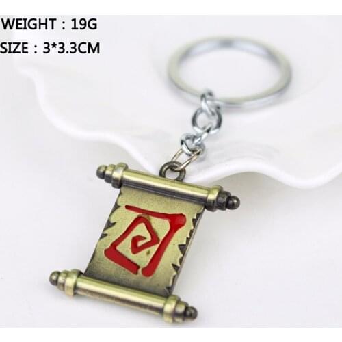 New DOTA2 Dota 2 Transfer Reel Keychain Pendant Auto Accessories Gifts for Friends
