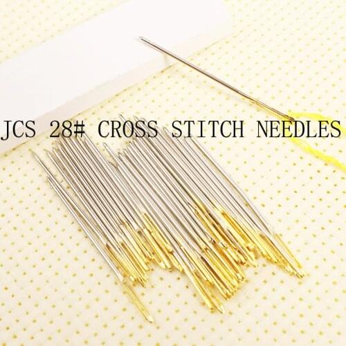 Wholesale accessories for cross stitch needles, embroidery needles 28# 26# 24# 22# 18CT 16CT 14CT 11CT 9CT BO