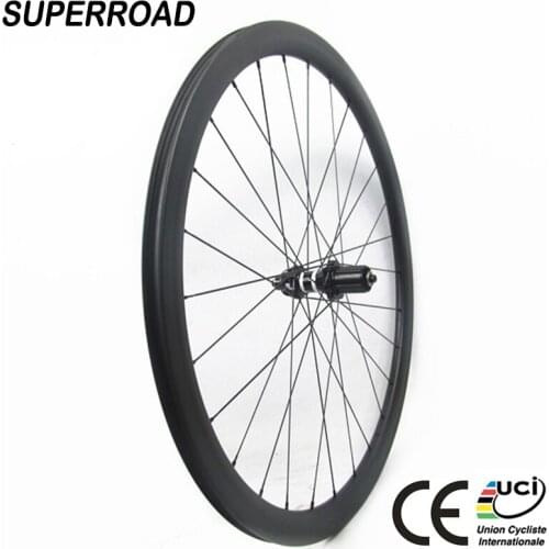 Hot Sale 25mm Wide 50mm Deep 650C Xiamen Light Weight Carbon Road Bicycle Bike Disc Brake Clincher DT Swiss Wheels