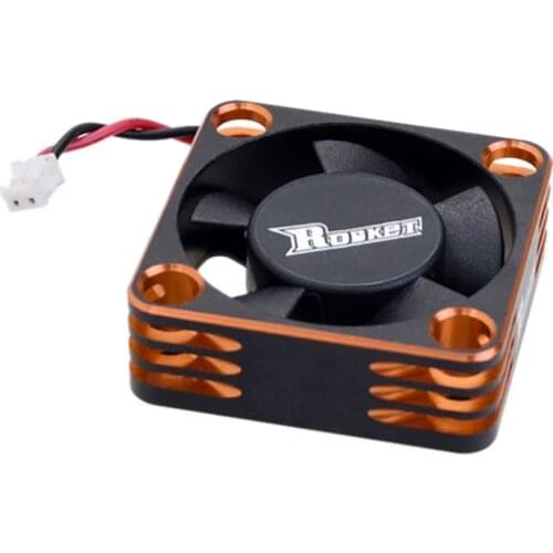 ROCKET Cooling Fan 25mm Mini Aluminum Fan RC Cooling Fan Rotates At 32000RPM 8.4V for TS120 TS160 ESC Fast Cooling