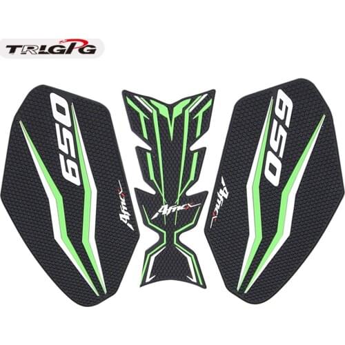 Protector Anti Slip Tank Pad Sticker Gas Knee Grip Traction Side 3M Decal FOR Z650 NINJA650 2017 2018 2019 2020 2021 Green
