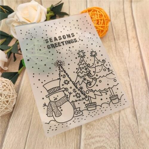 10.6*14.5CM Plastic Christmas Template Easter Wreath Craft Card Making Paper Card Album Wedding Decoration Embossing Folders