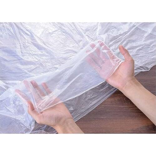 10pcs rectangle Disposable Table Cover Cloth Protector Plastic Tablecloth Catering Fitted Table Cover Waterproof Oilproof