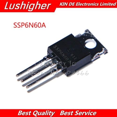 10pcs SSP6N60A TO220 SSP6N60 TO-220