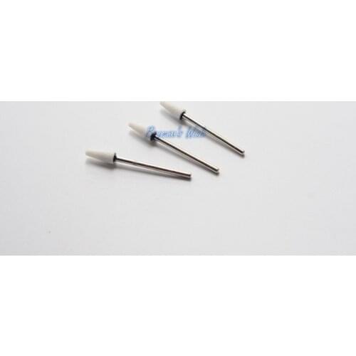 100Pcs Assorted Dental Gravel Thick Mounted Point Burs Polisher 2.35mm Color White For Dentist Lab Item
