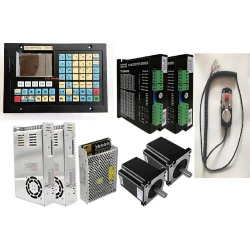 2 axis CNC controller kits 8.5n.m stepper motor 7.2A stepper driver for cutting, packing, welding, feeding, punching, drilling