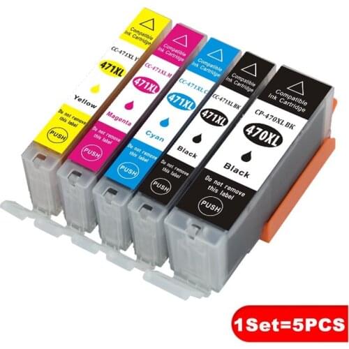 For Canon PGI-470XL CLI-471XL PIXMA MG5740 MG6840 MG7740 TS5040 TS6040 TS8040 TS9040 Printer Compatible Ink Cartridge 470 471