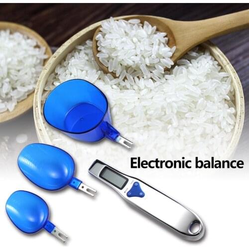 3Pcs Digital Measuring Scales LCD Display Kitchen Spoon Scale Detachable Replaceable Electronic Measuring Scales Kitchen Gadgets