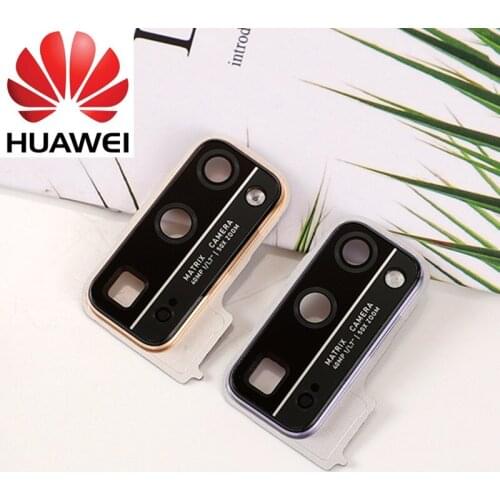 For Honor 30 Pro Back Glass Lens Frame Holder Rear Camera Glass Back Cover for Huawei Honor 30 Pro Frame Glue Repair Spare Parts