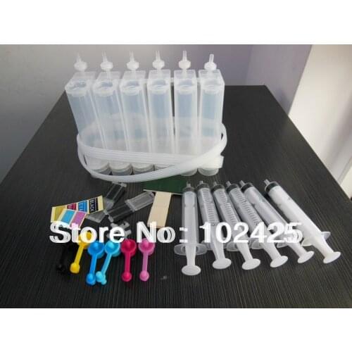Einkshop Brand Universal 6 Color Diy CISS kits For Epson Canon Brother Lexmark Ricoh Inkjet printers 100ml each color