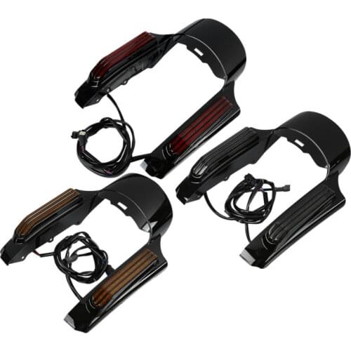 Rear Fender Fascia W/ LED Light For Harley Touring Electra Road Street Glide FLHR FLHT FLHX Ultra Limited FLHTK FLHTC 2014-2020