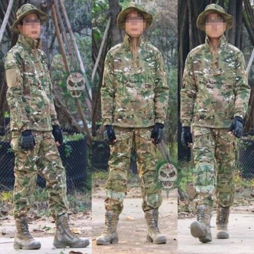 Camouflage Tactical Military Special Force Combat Uniform Suit &Pants Multicam Hunting Party Supplies