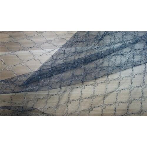 1yard 160cm wide Light and soft diamond lattice gold thread mesh net lace fabric diy dress costume skirt stitching lace fabric