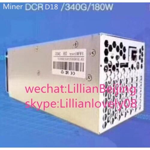 Used FF Miner D18 Decred miner D18 340GH/s Blake256 DCR/HSR mining machine 340G without psu