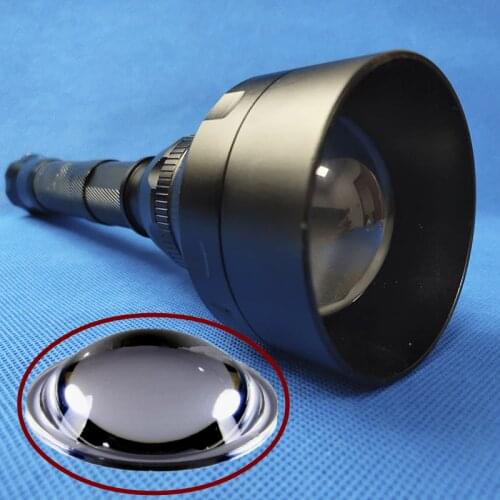 PMMA Plano Convex Acrylic Condenser Lens for Zoom LED Flashlight Bike Head Lamp