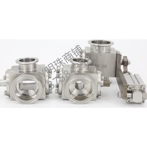 Rotary valve Tee-junction filling machine Filling paste filling liquid Stainless steel rotary valve 304