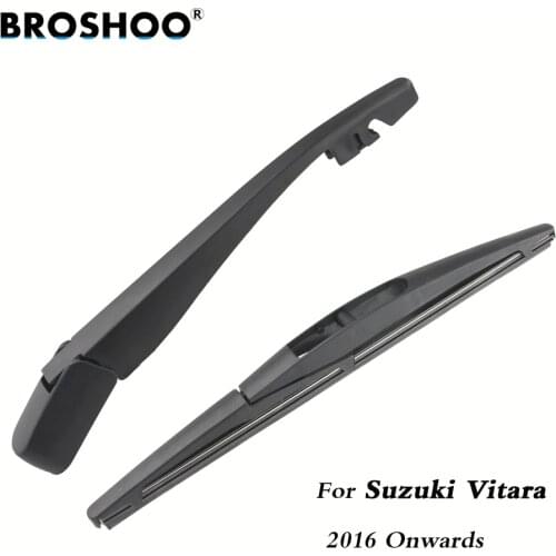 BROSHOO Car Rear Wiper Blades Back Windscreen Wiper Arm For Suzuki Vitara Hatchback(2016 Onwards) 255mm,Windshield Car Styling