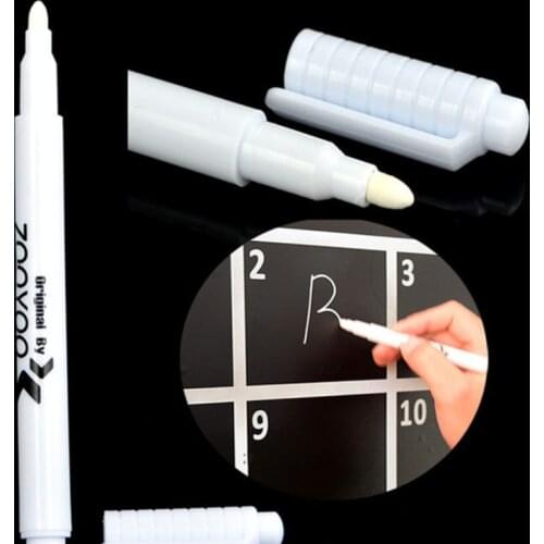 White Liquid Chalk Pen Erasable Chalk Marker Pen Glass Windows Blackboard Liquid Ink Pen Used on Chalkboard Window White Pen