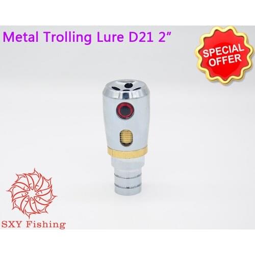 SXY FISHING D21 Metal Trolling Lure Metal head Metal copper head 3.1oz 88g Metal Octopus head Deep sea fishing Trolling bait