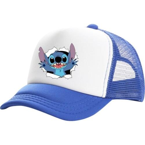 High quality Stitch baseball cap mens and womens outdoor all-match sunscreen baseball cap
