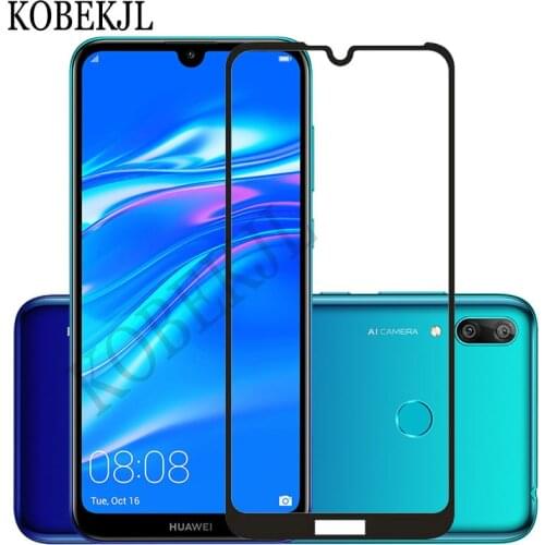 Tempered Glass Huawei Y7 2019 Screen Protector Huawei Y7 Pro 2019 Full Cover Glass Film Huawei Y7 2019 Y 7 Prime DUB-LX1 DUB LX1