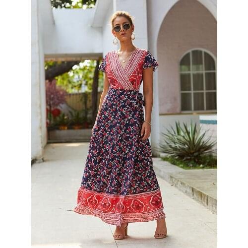 Desigual Spain Dress Women Uneven Summer Casual Vacation Print Sexy Long Dress Streetwear Vestido 2021 Elegant Plus Size Runway