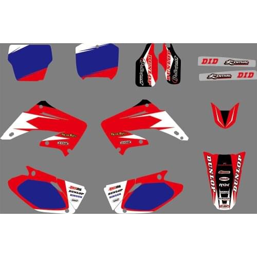 0984 Motorcycle DECALS STICKERS FOR HONDA CR125 CR250 2002 2003 2004 2005 2006 2007 2008 2009 2010 2011 2012