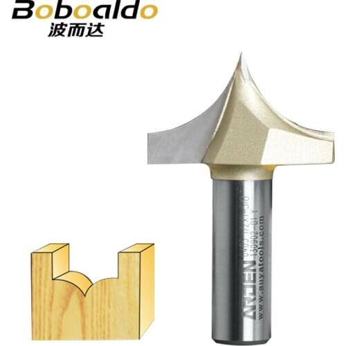 1pcs 1/4 1/2 Shank Woodworking Cutter Double Edging Arden Router Bits for wood carbide Woodworking Engraving Tools carving bit