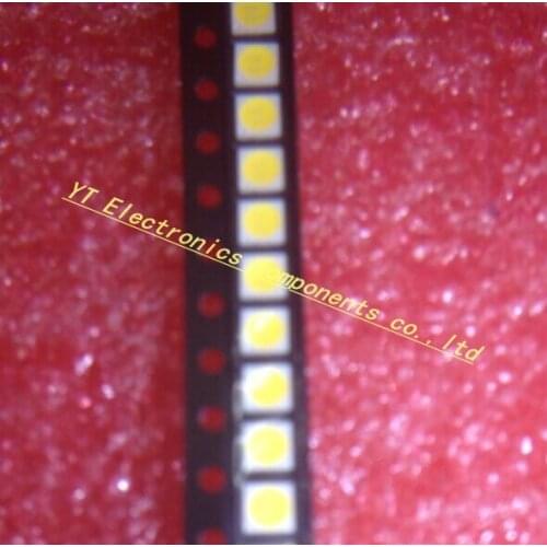 100pcs/lot LED Backlight High Power LED 3030 SMD lamp beads 3030 6V Cool white Best quality