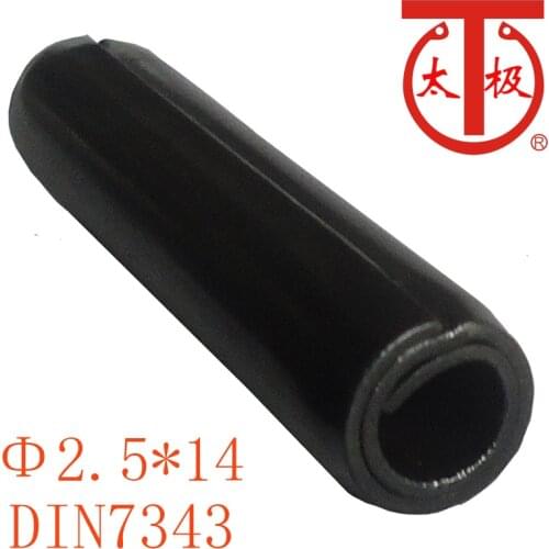 2.5*14) DIN7343 / ISO8750 Spiral spring pin ( Coiled pin ) 100 pieces/lot