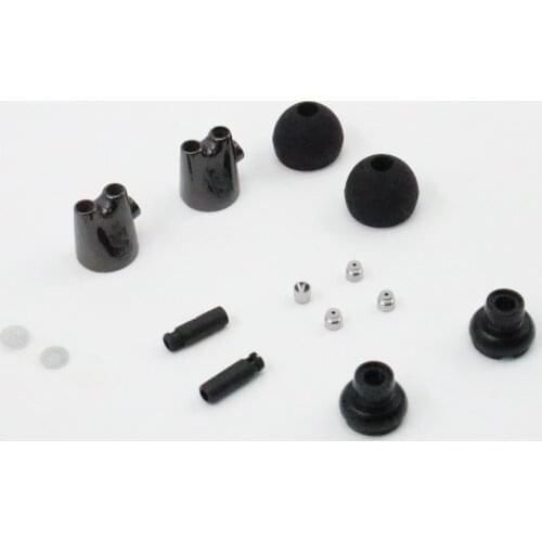 2PCS IE800 DIY Repairs Earphone House Shell+Screw For Shure SE535 Earphone Transparent