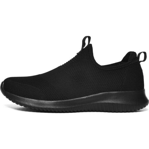 2021 Mens Slip On Running Shoes Plus Size Breathable Comfortable Non-Slip Cushioned Sneakers Outdoor Sport Casual Walking Shoes