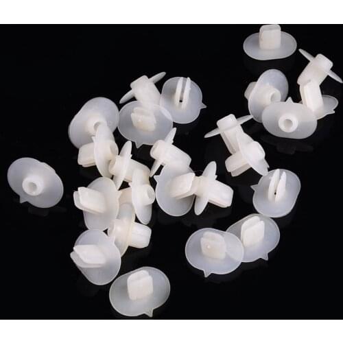 25Pcs Nylon Bumper Grommet Nut Clip Retainer Car Plastic Fit for Honda Civic Accord CR-V Acura 71144SR3A00
