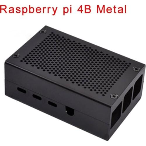 Raspberry pi 4 disipador Aluminum Case Metal Enclosure Compatible with Raspberry Pi 4B