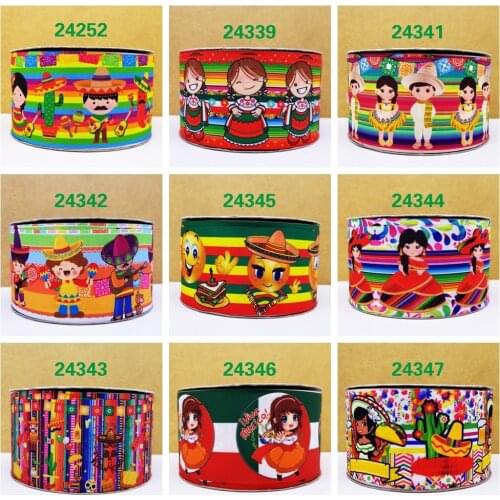 Free shipping 10 yards cartoon character grosgrain ribbon 24252
