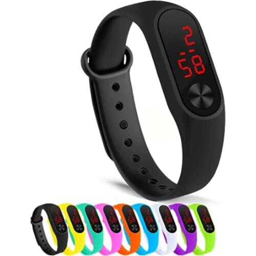 New simple and stylish LED electronic bracelet watch student children sports fashion calendar couple trend gift watch