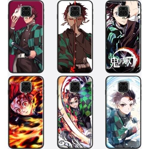 Tanjirou Kimetsu no yaiba Case For Xiaomi Redmi Note 10 9 Pro 8T 9S Note 7 8 Pro Shell For Redmi 9C 9A 9T 8A 7A K40