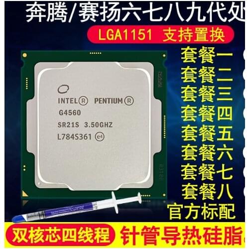 Dual-core g3900 3930 g4400 g4560 G4600 4900 G5400 G5420 G5500 CPU