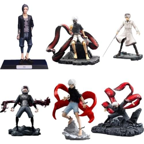 Tokyo Ghoul Kaneki Ken Touka Kirishima PVC Action Figure Kaneki Ken Awakening Figurine Generation of Dark Jin Muyan