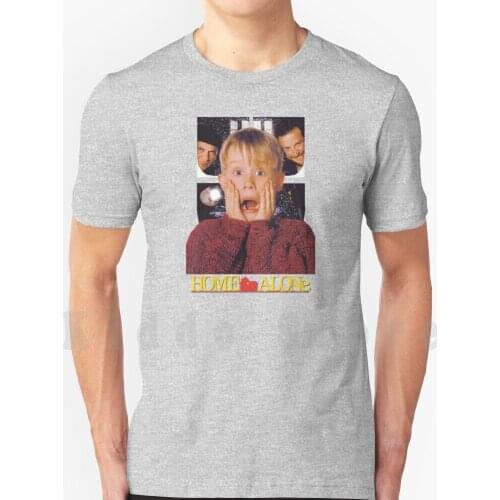 Home Alone T Shirt Print For Men Cotton New Cool Tee Home Alone Kevin Mccallister The Wet Bandits Christmas 90S