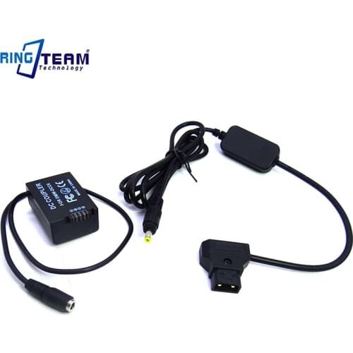 P D-Tap Power Cable + DMW BMB9 DCC6 DC Coupler for Panasonic FZ40K FZ45K FZ47K FZ48K FZ60 FZ62 FZ70 FZ72 FZ80 FZ82 FZ100K FZ150K