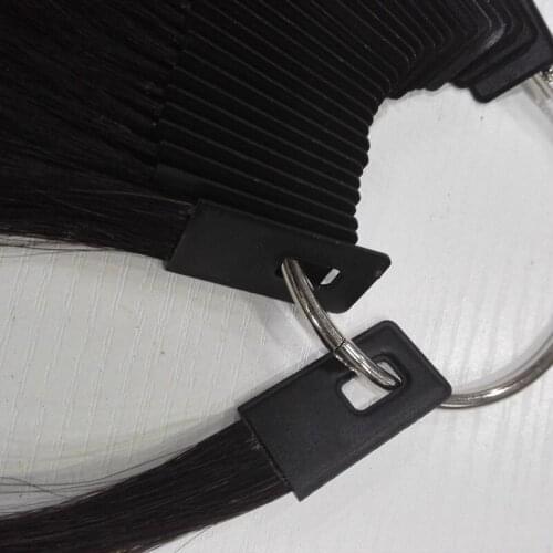 6inch human hair color ring for salon hair color chart light natural black color can change any color