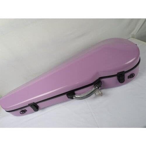 Beautiful lilac fiberglass straight flange adjustable 15-17" viola case