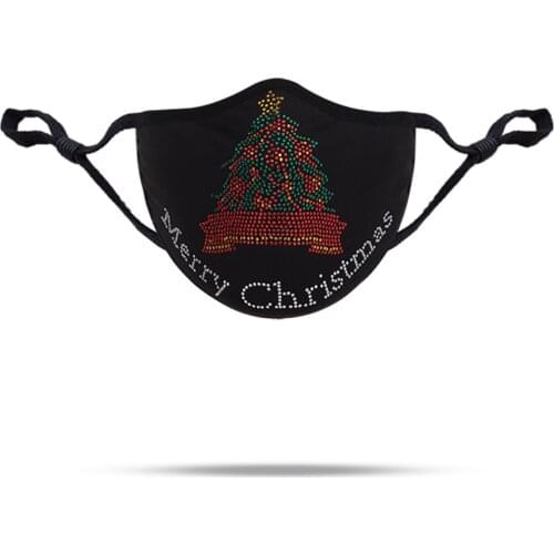 Masquerade Mask for Women Galloween Rhinestone Mardi Gras Elastic Reusable Washable Festival Jewelry Christmas Party