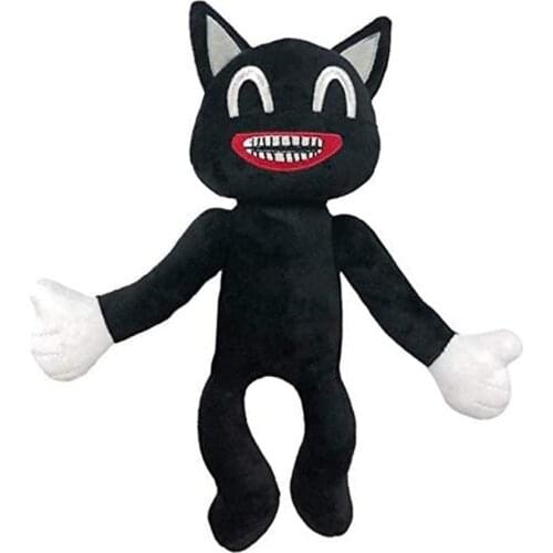 30*20cm Anime Siren Head Plush Toy Cartoon Sirenhead Stuffed Animals Doll Horror Black Cat Peluches Toys for Kids Christmas Gift