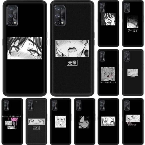 Soft Silicone Case for Realme C3 6 7 Pro 5 8 XT X50 GT C15 C11 C25 V13 5G C21 Back Phone Cover TPU Shell Anime Girl Coque Funda