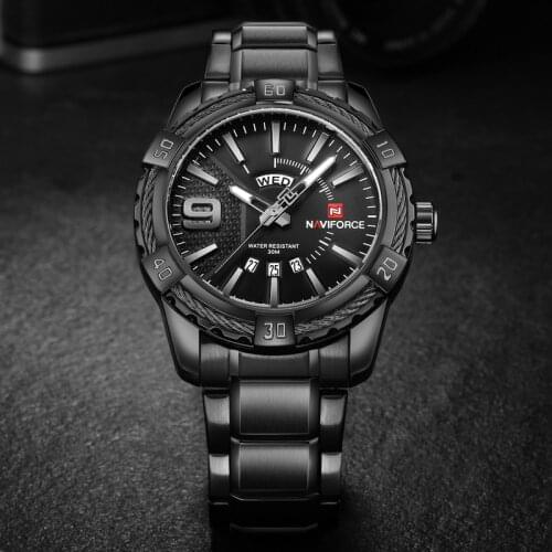 NAVIFORCE Business Military Luxury Casual Watches Quartz Date Clock Stainless Waterproof Sport Wrist Watch Relogio Masculino